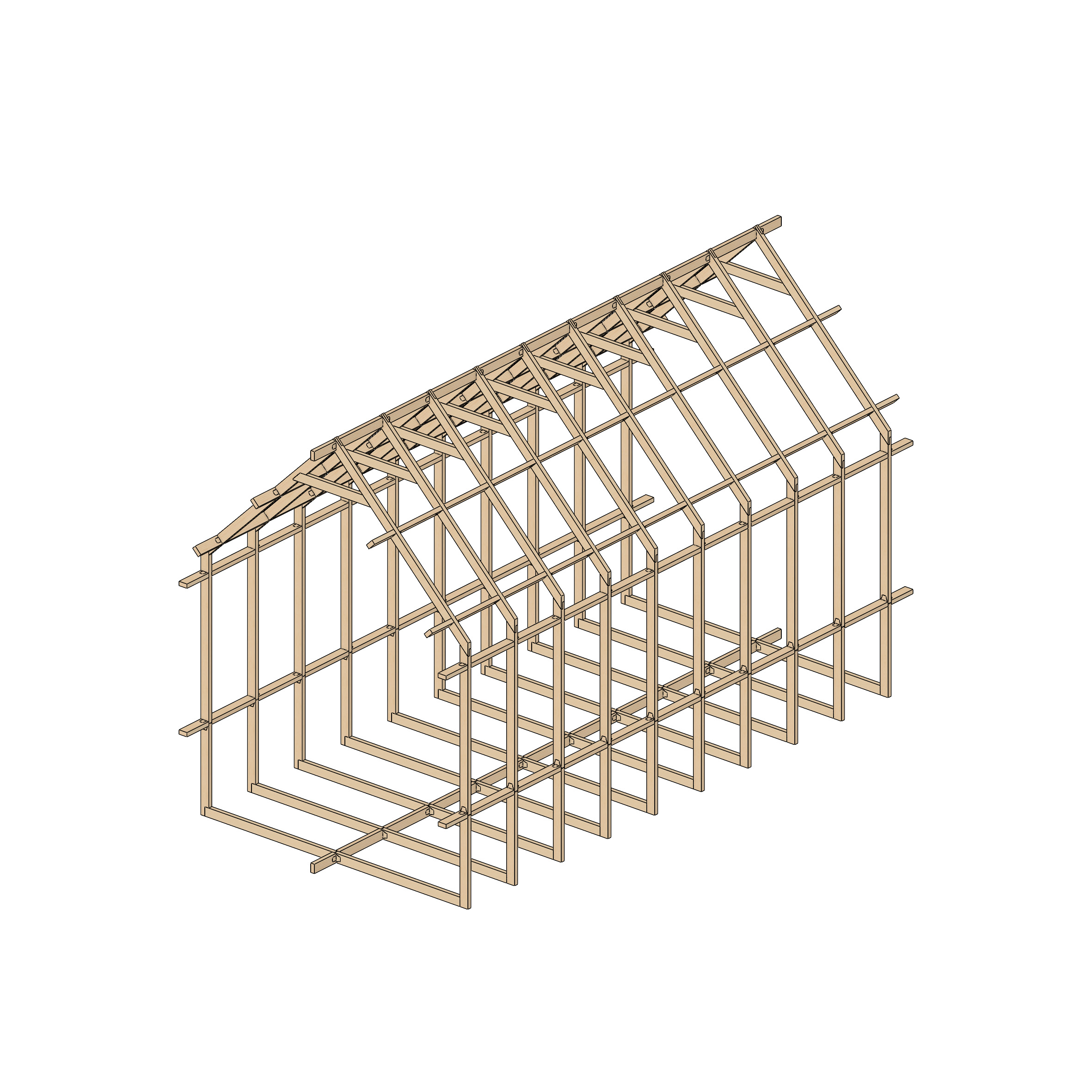 Сборка каркаса WOODAKIT. Собранный замок Сборка каркаса WOODAKIT. Собранный замок